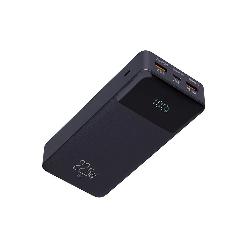 Power Bank ELG Pb200bk 20.000mah Display Digital Usb-c Preto