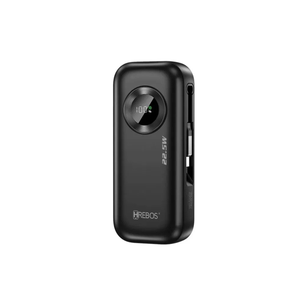 Power Bank Mini Dynamo PB-199 10.000mAh 22.5W Cabo Integrado