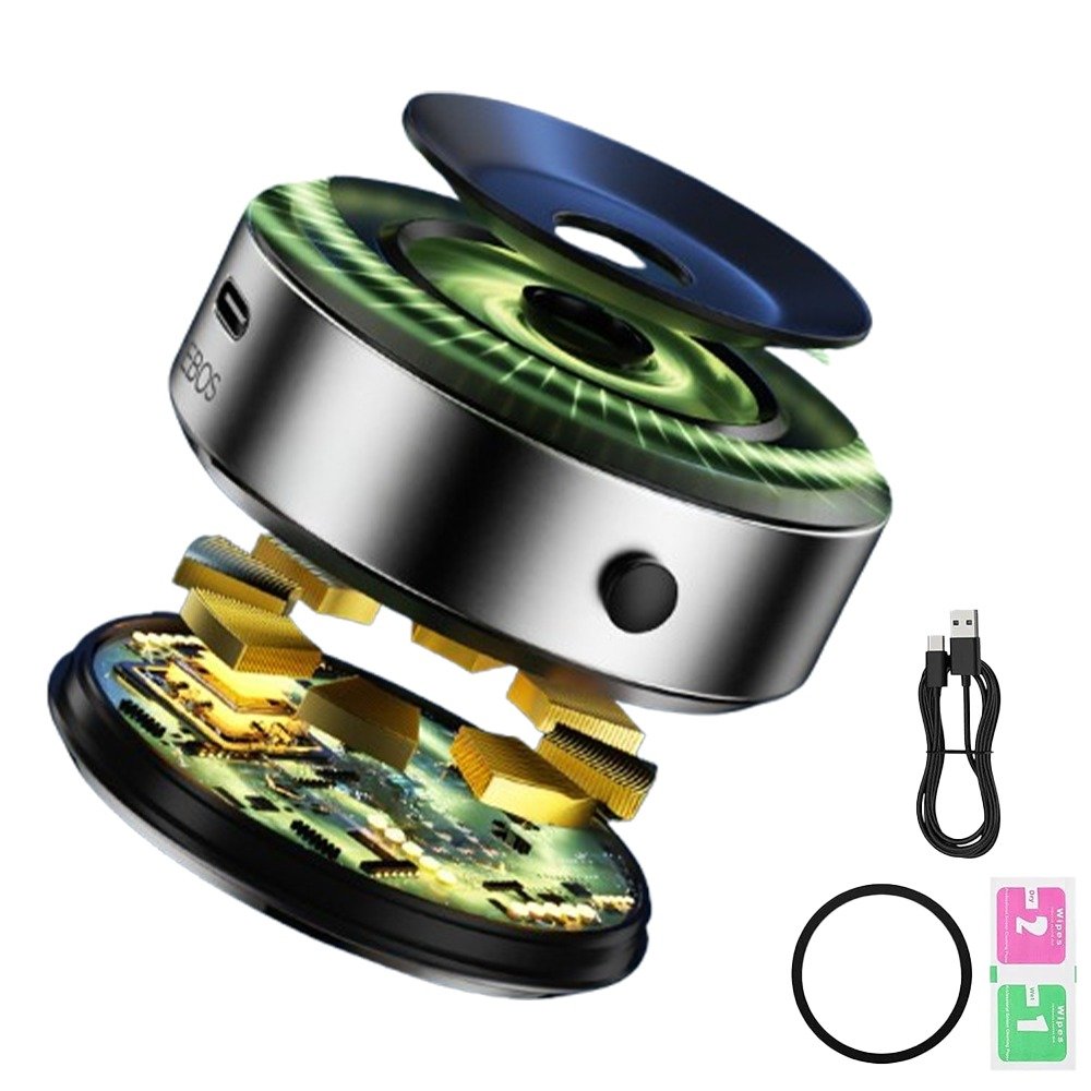 Suporte Celular Hrebos Su-238 Vacuum Suction Ventosa Prateado