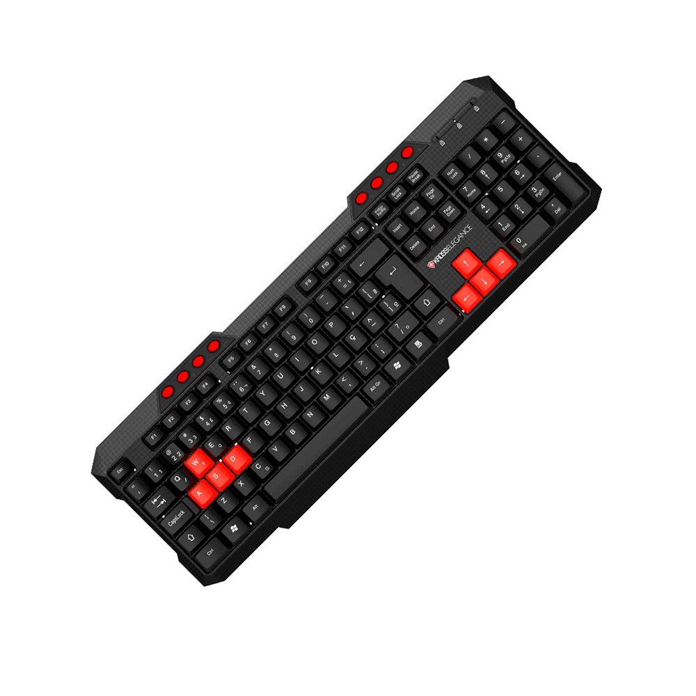 Teclado Com Fio Kross Multimídia Elegance Usb Abnt2 Ke103v3