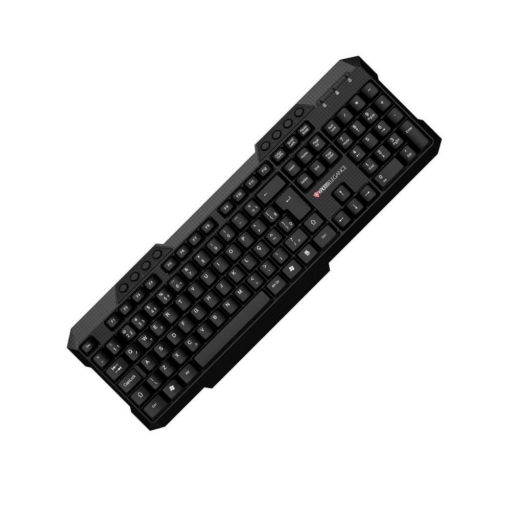 Teclado Com Fio Kross Usb Multimídia Abnt2 Preto Ke-k106v3 Preto
