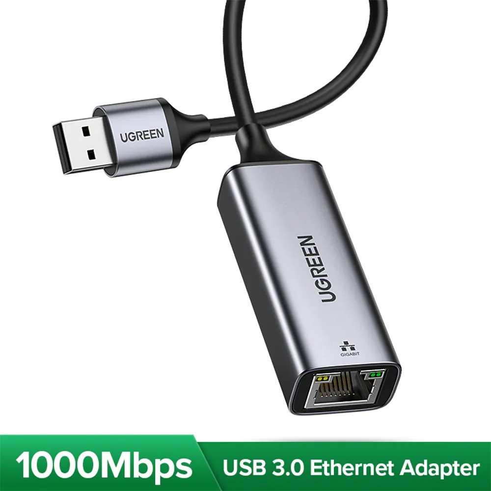 Adaptador De Rede Usb 3.0 Para Ethernet Rj45 Ugreen Cm209