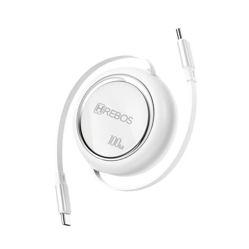 Cabo Smartphone Hrebos Cb-360c Fast Vortex 100w Usb-c 1m