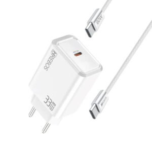 Carregador Smartphone Hrebos Crg-260c Fluxion 33w Cabo Usb-c