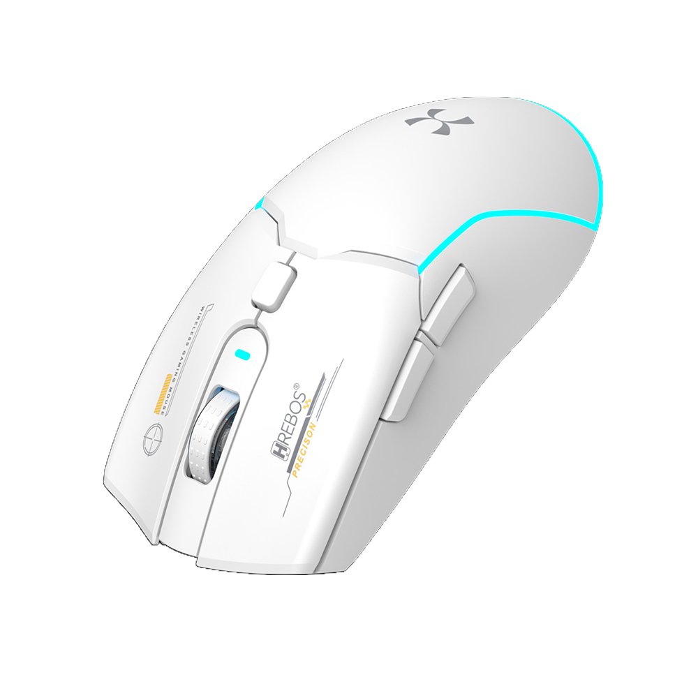 Mouse Hrebos If-600 Atlas 2400dpi Wireless Bluetooth Branco