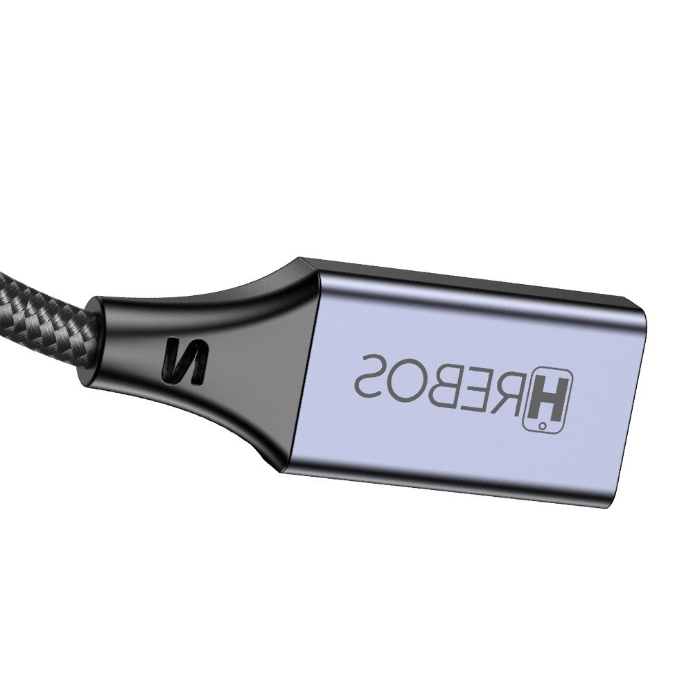 Cabo Extensor Usb-c/usb-a 2m Hrebos Cb-708c Preto