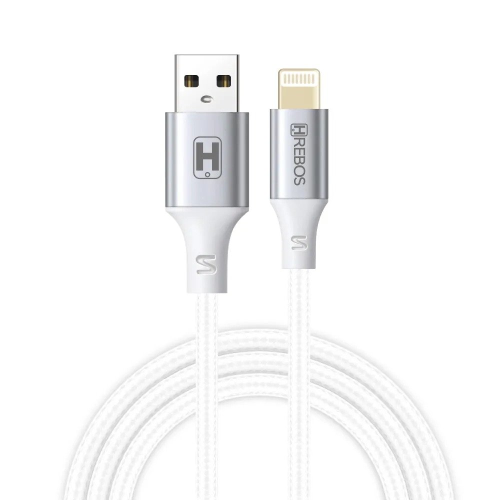 Cabo Hrebos Cb-220i Midnight 27w Usb-a/lgtng 2m Branco