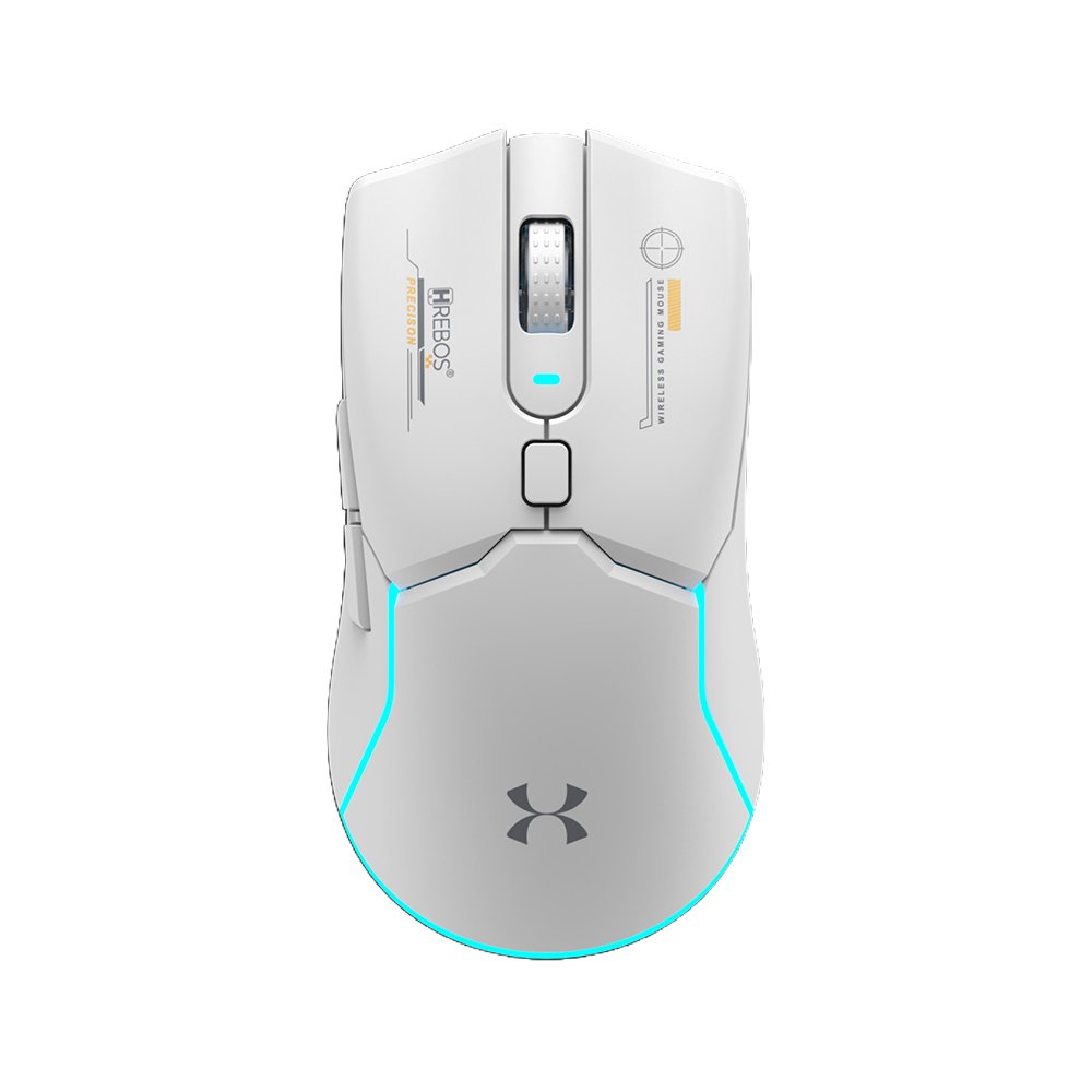 Mouse Hrebos If-600 Atlas 2400dpi Wireless Bluetooth Branco