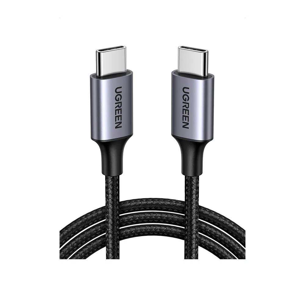 Cabo Ugreen Us261 Usb-c 1mt Preto Fast Charge 60w
