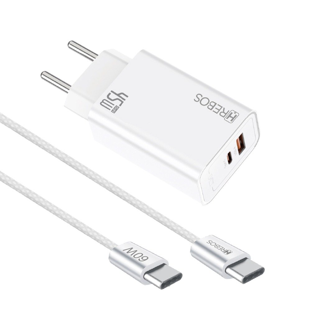 Carregador Smartphone Hrebos Maxion Charge 45w Crg-478 Cc