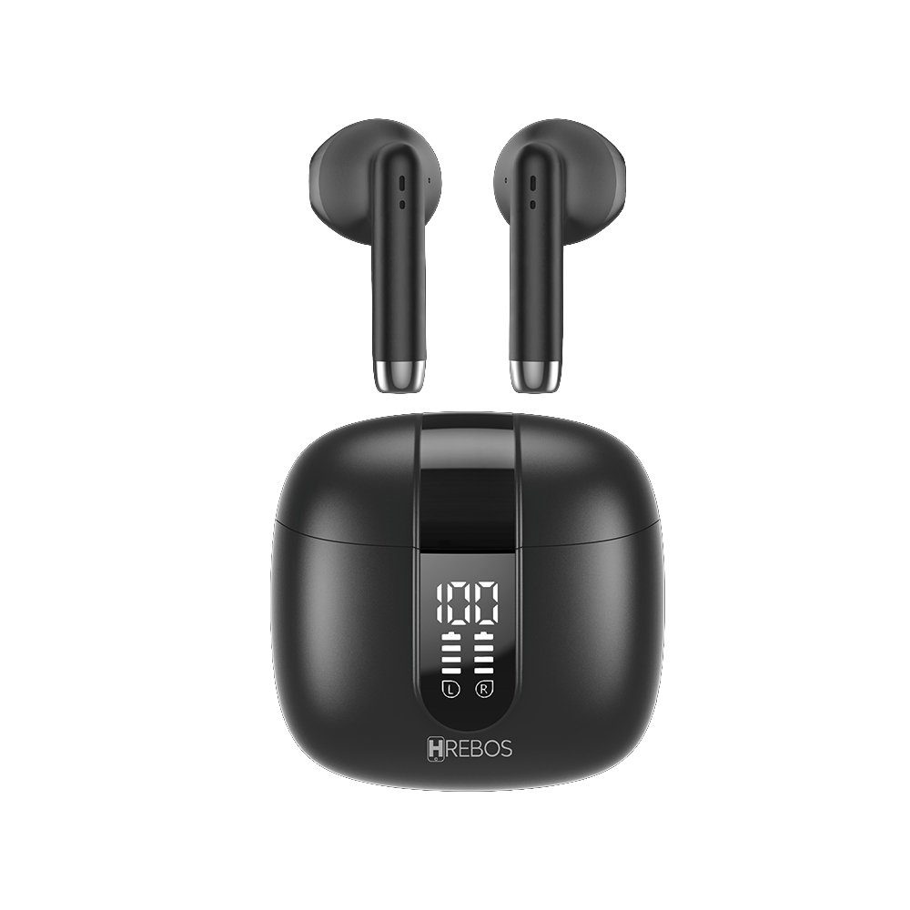Fone Hrebos Eb-235 Asteriapods Bluetooth Tws Display Preto