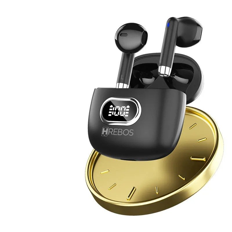 Fone Hrebos Eb-236 Vilipods Bluetooth Tws Display Preto
