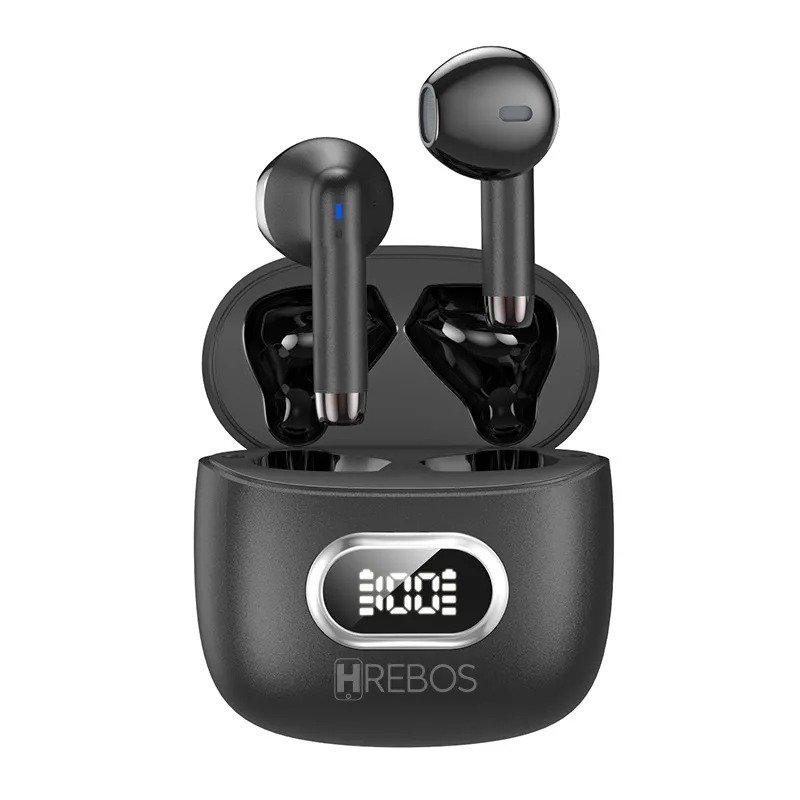 Fone Hrebos Eb-236 Vilipods Bluetooth Tws Display Preto