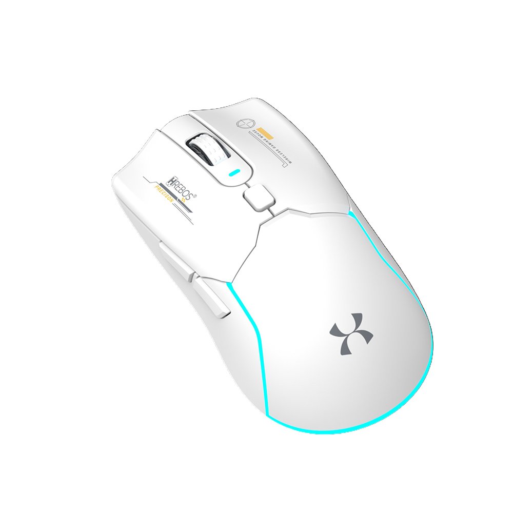 Mouse Hrebos If-600 Atlas 2400dpi Wireless Bluetooth Branco
