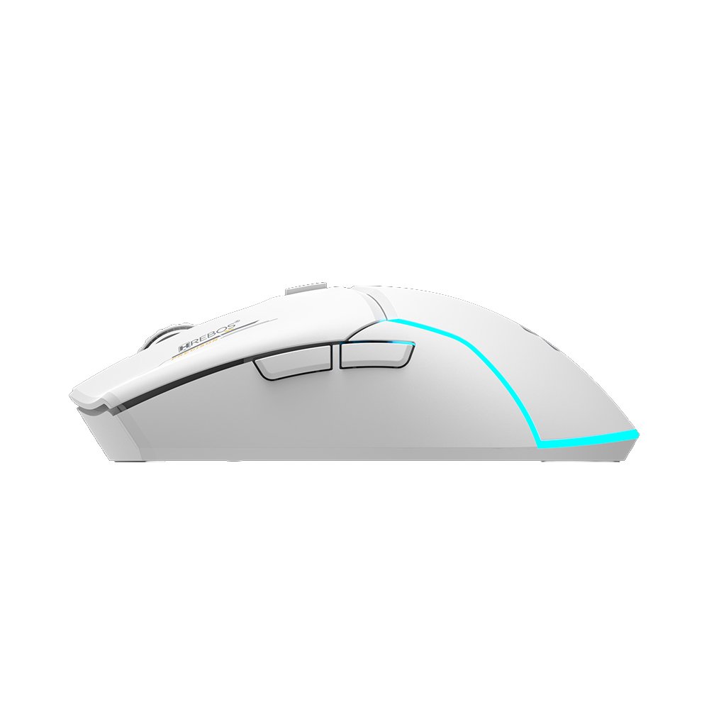 Mouse Hrebos If-600 Atlas 2400dpi Wireless Bluetooth Branco