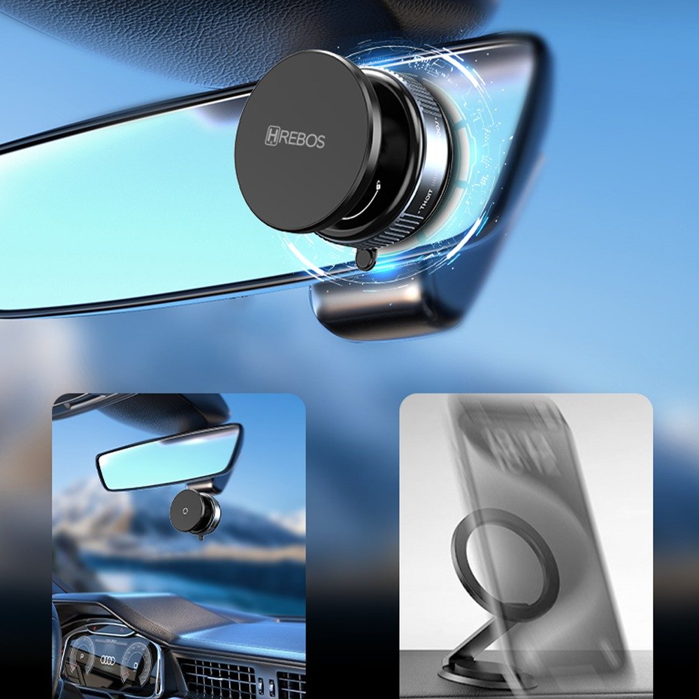 Suporte Smartphone Veicular Hrebos Su-255 Air Dock Articulado