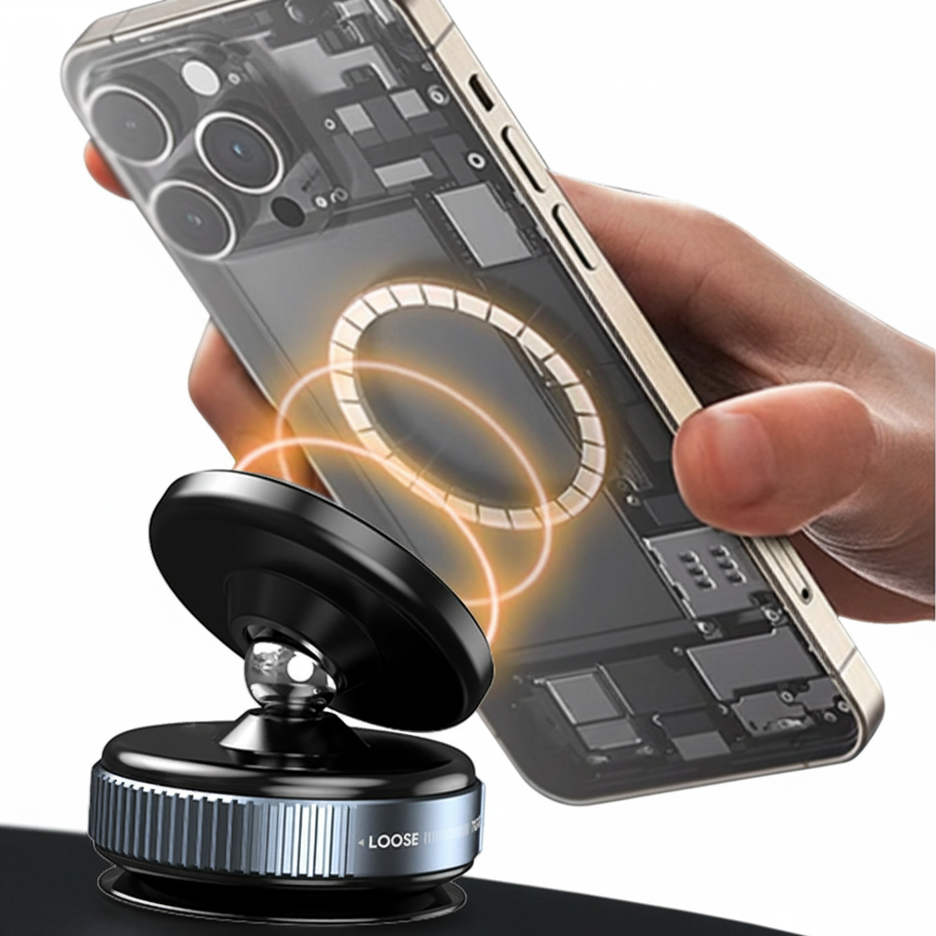 Suporte Smartphone Veicular Hrebos Su-255 Air Dock Articulado