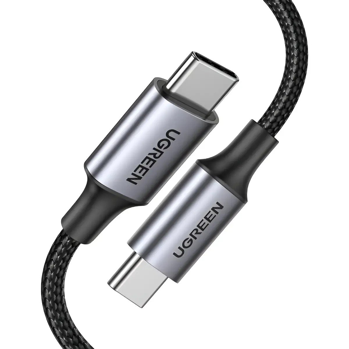Cabo Ugreen Usb-c Para Usb-c 100w 5a 2m Us316 Preto Pd
